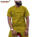 Men's clothing African printed batik cotton men's casual set_viptrois.com