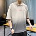 Short Sleeved 2023 Summer New Korean Brand Ins Youth Fashion Loose Casual T-shirt Men's Wear_viptrois.com