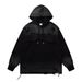 Post-apocalyptic Heavy Industry Destroyed Frayed Vintage Sweatshirt For Men With Spray Painting, Tie Dye, Gradient,_viptrois.com