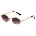 Women's Metal Oval Sunglasses - Small Frame, UV400 Protection, Fashion Glasses Fashion Trends Hot-selling_viptrois.com
