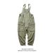 Casual Overalls Men's Cargo Pants Fashion Overalls Loose Suspenders_viptrois.com