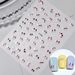 Monster Mouth Gel Nail Stickers - Funny Emoji 3D Jelly Nail Decals, Whimsical Big Mouth Design_viptrois.com