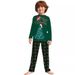 Family Christmas set Holiday Christmas tree long sleeve homestays pajamas_viptrois.com