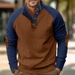 2026 Spring And Autumn New Men's Outdoor Raglan Casual Stand Collar Loose Corduroy Long Sleeve Sweatshirt_viptrois.com