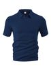 Men's Clothing European And American Men's Jacquard Polo Shirt Summer Thin Breathable Sweat Wicking Short Sleeved Trendy Style_viptrois.com