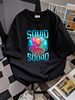 Squid Squad Sea Animal Ocean Lover Octopus Friends Baseball Cap Snapback Caps Knitted Hat Stretched Casual Graphic Comfortable Fashion Streetwear_viptrois.com