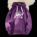 Anti Pilling Cotton Sweatshirt Men, Spring Autumn American Style Trendy Brand For Teenagers, Wine Red And Velvet Hooded_viptrois.com