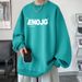 Men's Autumn 2025 New Trendy Brand Loose Crew Neck Long Sleeve Versatile Men's Clothing_viptrois.com
