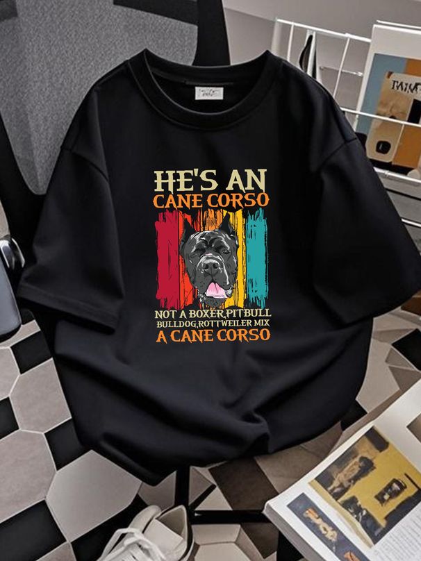 Cane Corso For A Owner Breeder T Shirt S 3XL Q7852 Breathable Fashion Unisex Designer Clothes Streetwear Versatile Slightly Homme Summer Graphic_viptrois.com
