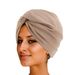 Soft Cotton-Like Cross Turban Headscarf Twisted Cap - Stylish Arabic Boho Headwear For Men & Women_viptrois.com