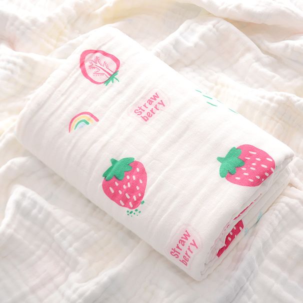 Cotton Baby Bath Towel Boys Girls Towel Blanket For Newborn Baby Bathrobe 4 Layers Gauze Washcloth Infant Swaddle_viptrois.com
