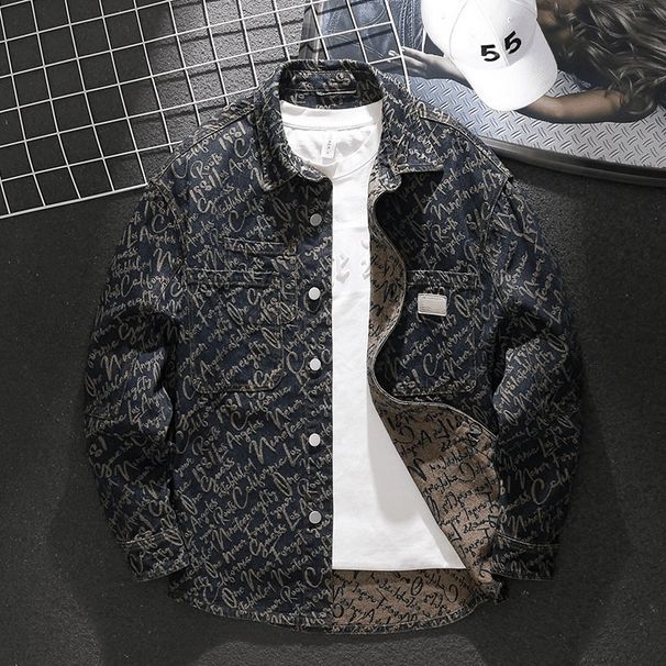Loom European American Style Casual Loose Oversized Dim M, Spring And Autumn Vintage Stylish Plus Size Shirt Jacket For_viptrois.com