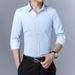 Pulse Pulse Spring And Autumn Long Sleeve Slim Fit Men's Korean Style Youth Solid Color Shirt Wholesale Cardigan_viptrois.com