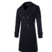 Loom Loom New Export Clothing Wholesale Men's Slim Woolen Jacket Fashionable Mid-Length Double-Breasted Trench Coat_viptrois.com