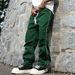 Men's Quick-Dry Casual Pants With Stripes Outdoor Durable Straight-Leg Athletic Trousers For Summer_viptrois.com