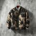 Men's ETRO-Style Crane Floral Jacquard Bomber Jacket, Beige Satin-Like Full-Zip Coat With Oriental Embroidery Print, Inspired By ETRO For Statement St_viptrois.com