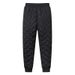"Men's Fleece-Lined Winter Pants – Thickened Polyester Thermal Joggers With Elastic Waist (Black, M-5XL)"_viptrois.com