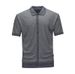 Summer Men's Turn-down Collar T-shirt Casual POPLO Shirt_viptrois.com