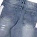 Cross Border European And American Ink Splash Graffiti Micro Flared Casual Loose Jeans Long Pants Men And Women Trendy Casual Stitching Trousers_viptrois.com