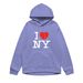 Cross-Border Travel Commemorative Love New York I LOVE NY Pullover Hoodie American Style Letter Print_viptrois.com