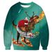 Loom Loom 2023 Trendy Christmas Crew Neck 3D Print New Unisex Top Men's Sweatshirt European And American Style_viptrois.com