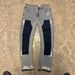 Men's Clothing European And American Style Men's Y2K Patchwork Painted Star Print Fashion Straight Leg Jeans_viptrois.com