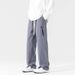 Men’s Utility Cargo Pants – Oversized Streetwear Trousers With Adjustable Waist & Multi-Pockets (Black/Grey/Khaki/Army Green)_viptrois.com