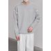 Men's Heavyweight Retro Sweater – Classic Round Neck Knit For Autumn & Winter_viptrois.com