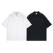 "Men's/Women's Summer Casual T-Shirt - Lightweight Breathable Polyester, Basic Solid Color, Comfort Fit, Black & White Options"_viptrois.com