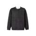 BIG Lin "Old Money Style" Fleece-Lined Simple Luxury Snowflake Half-Zip Two-Piece Thickened Blend Fashion Versatile_viptrois.com