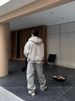 Small Niche Double Zipper Short Hooded Cardigan Sweatshirt Men's Spring And Autumn New Loose Trendy Casual Jacket_viptrois.com