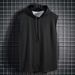 Men's Clothing Hooded Vest Summer Street Solid Color Hooded Sleeveless T Shirt Thin Vest Personality Trendy Top_viptrois.com