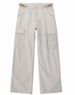 Loom European And American Style High Street Loose Large Pocket Cargo Hip Hop Trendy Straight Pants Men_viptrois.com
