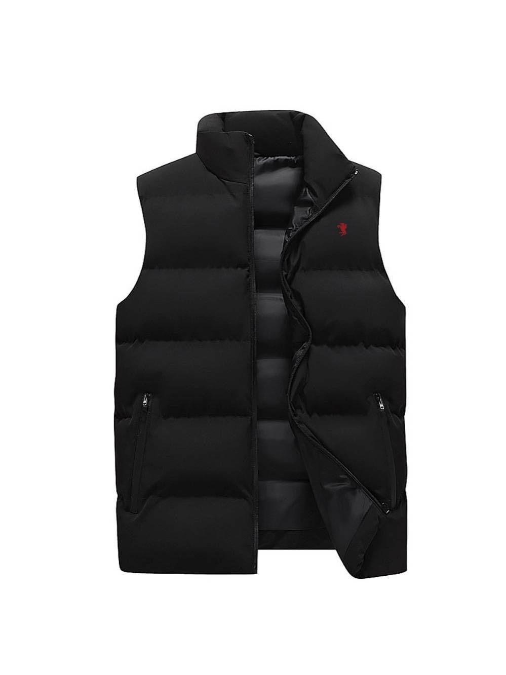 men's clothing men's shiny puffer vest winter lightweight quilted svel jacket for couples & students (black, white, sier grey) m to xxxl_viptrois.com