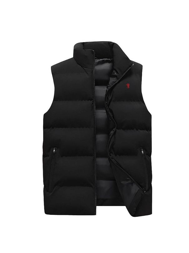 men's clothing men's shiny puffer vest winter lightweight quilted svel jacket for couples & students (black, white, sier grey) m to xxxl_viptrois.com