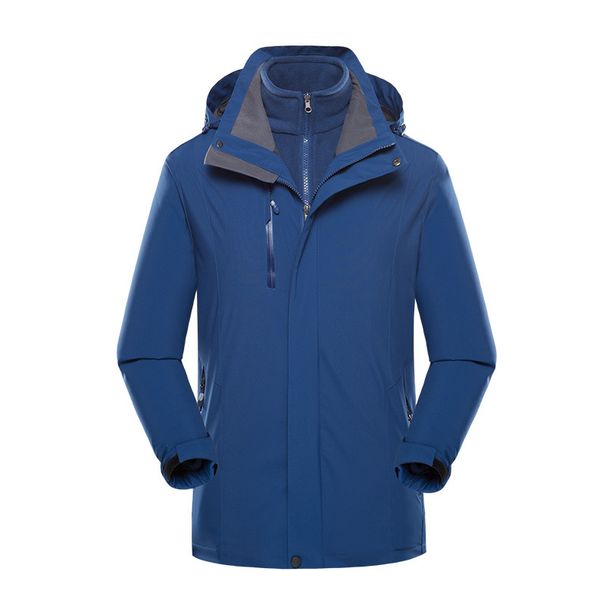 Men's Clothing Three-in-one Rush Clothes Men's Outdoor Waterproof Warm Mountaineering Suit_viptrois.com