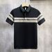 Men's Slim Fit Short Sleeve Polo Shirt Trendy Artistic Summer New Foreign Trade Simple_viptrois.com
