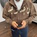 Retro Oversized Zip-Up Hoodie – Unisex Pullover With Bold Print, Y2K Streetwear Style_viptrois.com