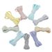 Casual Shoes Board Shoes Small White Shoes Flat Men's And Women's Canvas Shoes Two-color Shoelaces With Colorful Shoe Rope_viptrois.com
