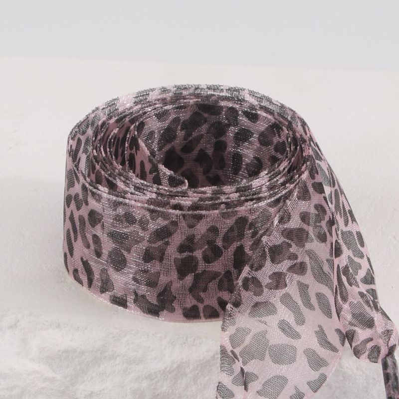 4cm wide leopard shoelaces snow yarn shoelaces cute shoelaces 2.5cm widened shoelaces leopard pattern silk yarn lace shoes_viptrois.com