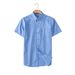 Men's Breathable Oxford Cotton Short Sleeve Shirt - Wrinkle-Free, Lightweight & Comfortable For Business Casual & Everyday Wear_viptrois.com