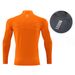 Men's Clothing Casual Zipper Training Long Sleeve Cross Border Quick Drying Stand Collar Reflective Strip Sports Fitness Running Clothes_viptrois.com