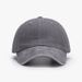 Baseball cap women's literary and retro outdoor Japanese soft top black hat summer antique men's washed cotton cap_viptrois.com