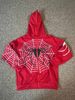 Full Oversized Spider Web Hip Hop Sweatshirt Punk Style Street Cardigan Jacket Zip Top_viptrois.com