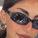 Retro small frame sunglasses for women Fashion ins high end mesh sunglasses trendy sun protection street shooting net celebrity glasses for men_viptrois.com