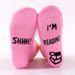 Thick coral velvet mid-tube socks Cake Socks Do not Disturb series of non-slip floor socks_viptrois.com