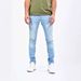 Men's Clothing Slim Fit Stretch Denim Jeans Distressed Washed Casual Skinny Pants Streetwear Style_viptrois.com