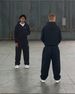 Retro Embroidered Hoodie And Sweatpants Set For Men - Streetwear Pullover With Zipper & Long Sleeves (Black/Grey)_viptrois.com