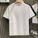 2026 Summer Fashion Men's Short-Sleeved T-Shirt With Star Embroidery And Glittered Beads On The Sleeve And Half-Sleeve T-Shirt_viptrois.com