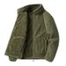 Men’s Fleece Jacket – Winter Sherpa-Lined Zip-Up Coat (M-5XL, Windproof Polyester, Stand Collar, Relaxed Fit, Outdoor & Casual Wear)_viptrois.com
